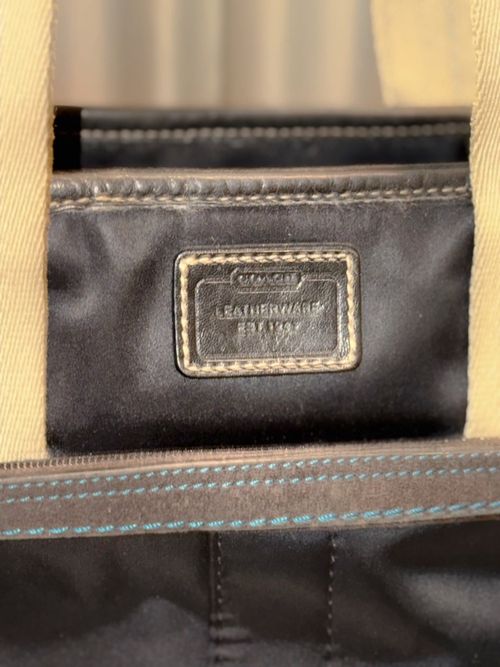 Coach Black Hampton Tote, good condition, lots of space❤️❤️ - Picture 10 of 14